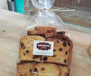 Biscotte aux raisins secs – 250g.