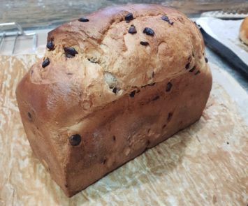 Cramique aux pépites de chocolat