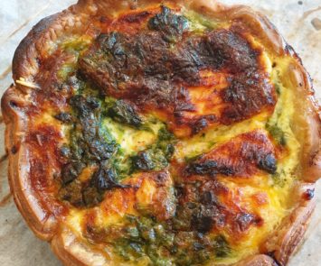 Quiche saumon et épinard